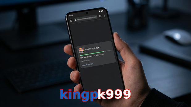 Main screen of Kingpk999 apk page for PK players