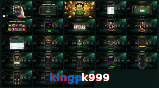 Main screen of Kingpk999 bet page for PK players